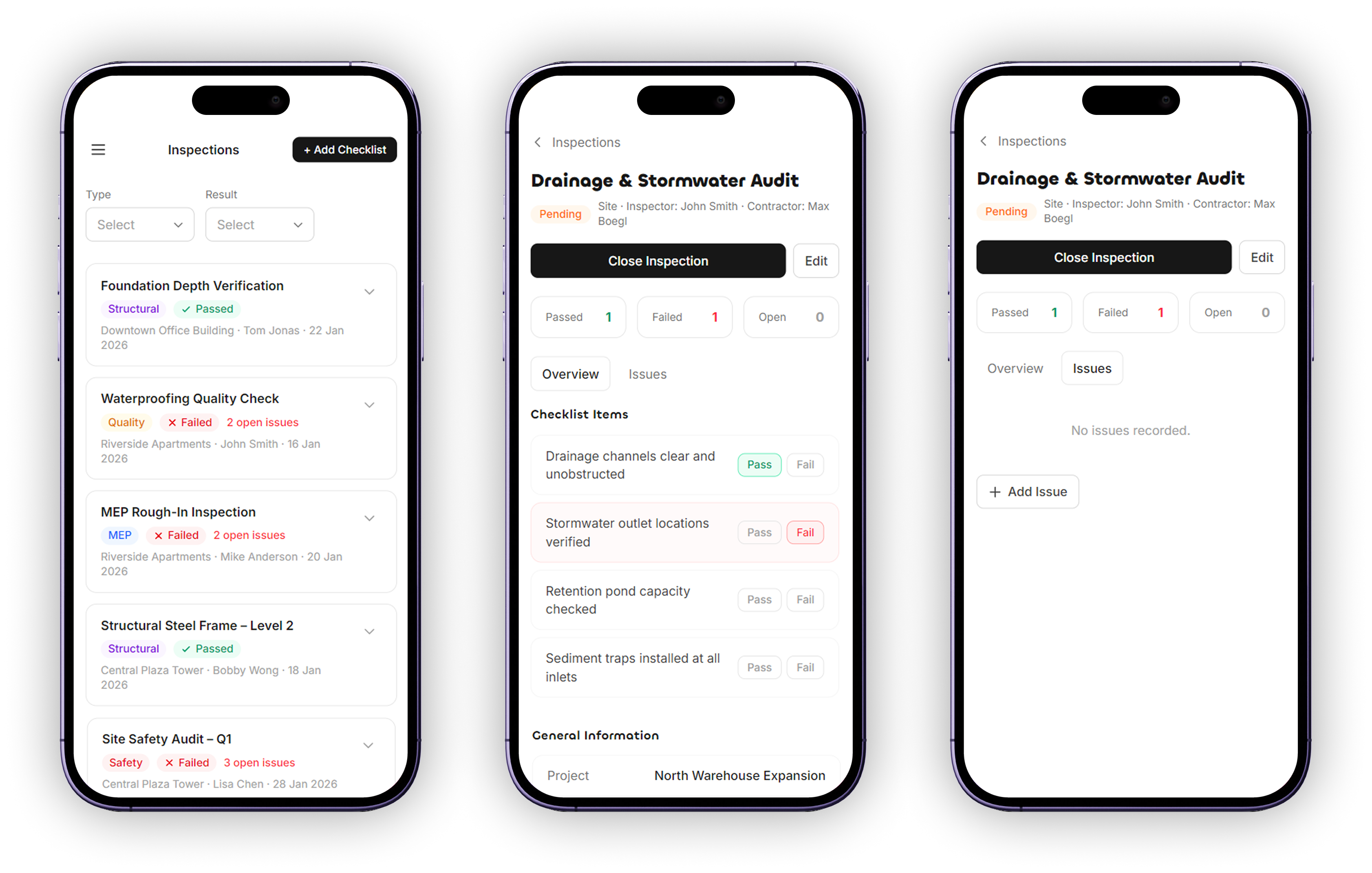 Mobile checklists